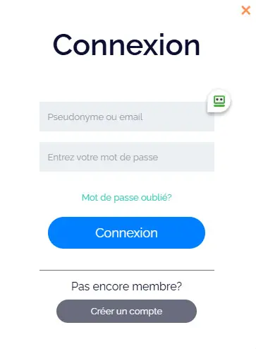 Connexion des membres du CRESUS CASINO