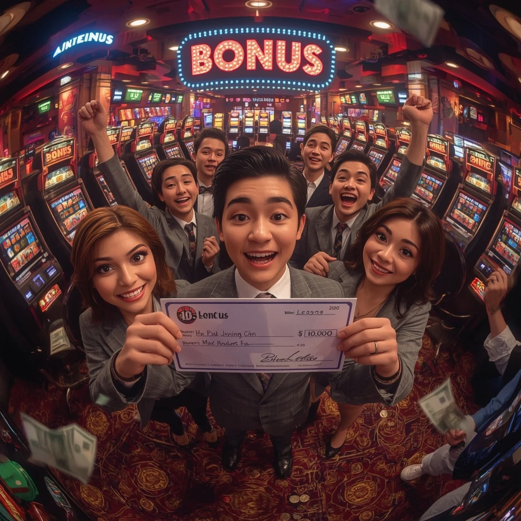 bonus dans les mains de l'homme au casino CRESUS CASINO
