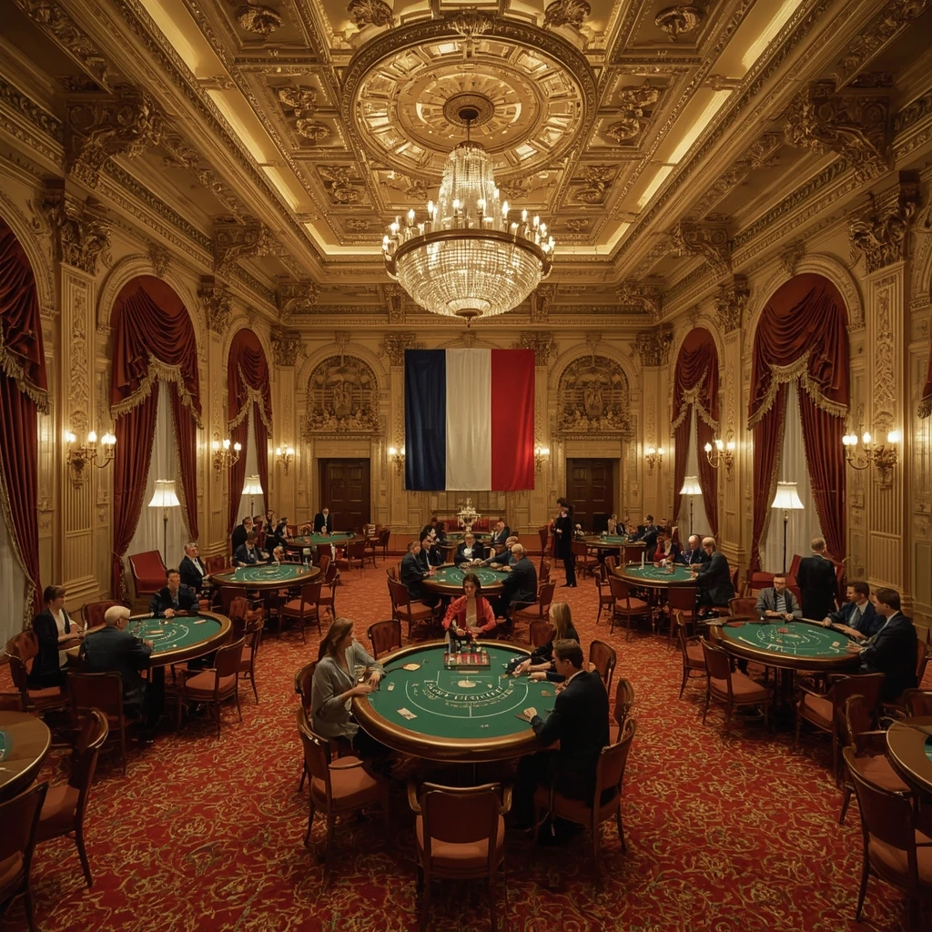 Le casino et le drapeau français CRESUS CASINO